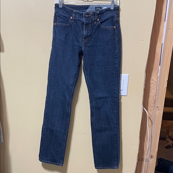 Volcom Men's Dark Blue Straight Jeans - Picture 1 of 4